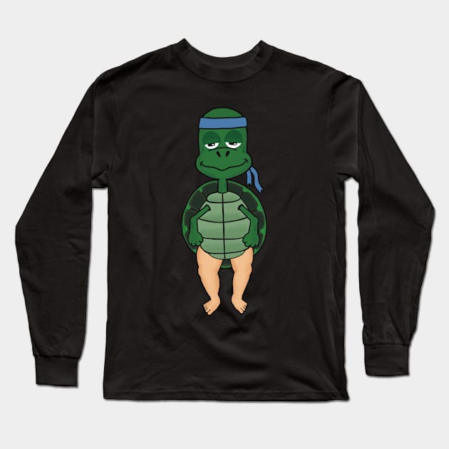 Turtle Time #BabyLegs Long Sleeve T-Shirt by Joel Plus